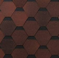 Черепица битумная гибкая ОПТИМА (красный) S3 м2