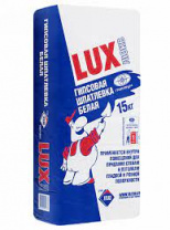 Шпатлевка гипсовая ЛЮКС белая (меш 15кг)