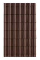 Лист кровельный полимерный Slavdah 2200х1050х3 медно-коричневый