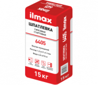 Шпатлевка для вн. работ ilmax6405 белая полимерн. гипсовая 15кг