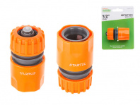 Муфта быстросъемная 1/2 (5/8) с автостопом. Startul Garden