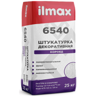 Защитно-отделочная штукатурка д/нар.и вн. ILMAX 6540 (2мм )белая 25кг