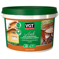 Лак акриловый д/наруж и внутрен. работ матовый 0,9кг