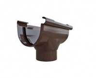 Воронка 82мм ПВХ коричн.