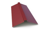 Элемент конька плоский 150 эконом плюс ПЭ RAL3005