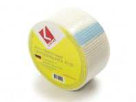 Лента стеклотканевая (серпянка) 45мм х 20м самокл