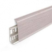 Плинтус напольныйс кабель-каналами 85мм 2,2м Деконика 274 Сосна северная